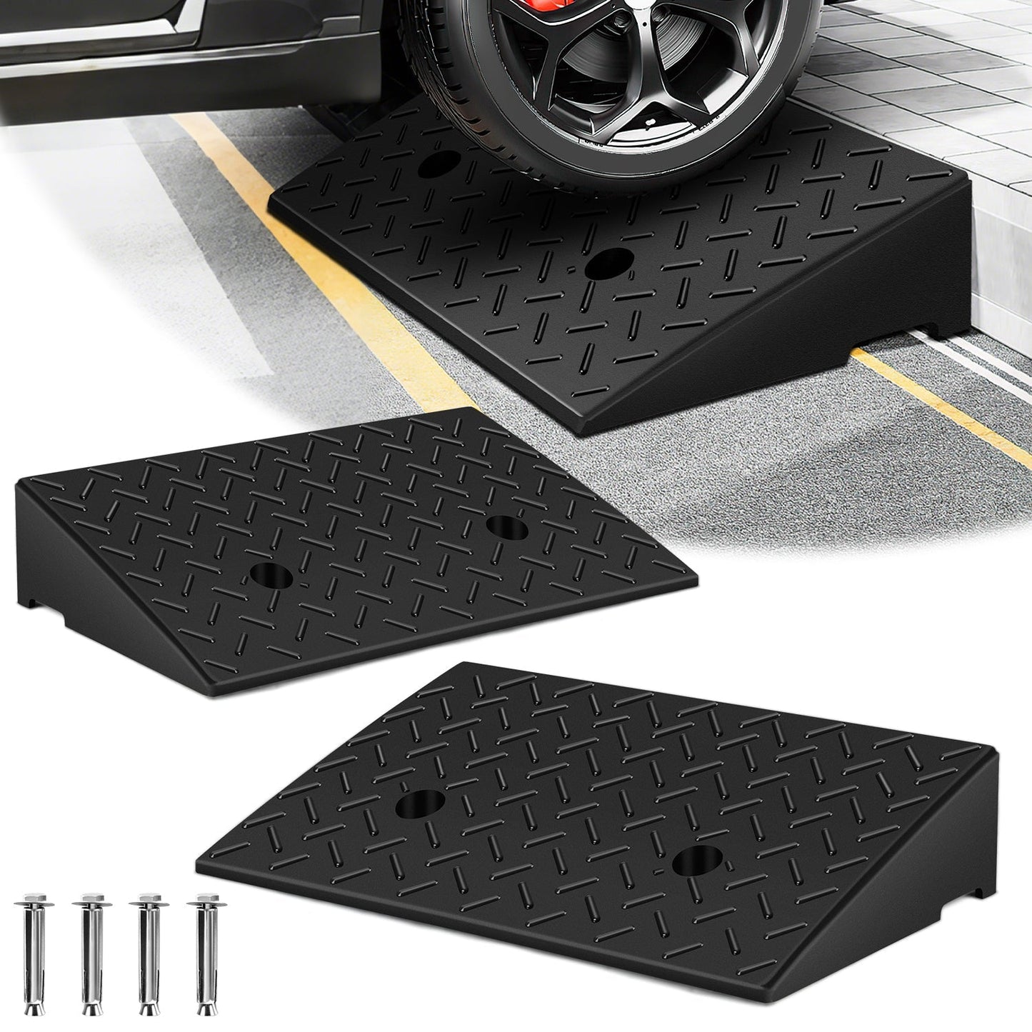 2x Auffahrrampe Fahrzeugrampe bis 10T | Brehn