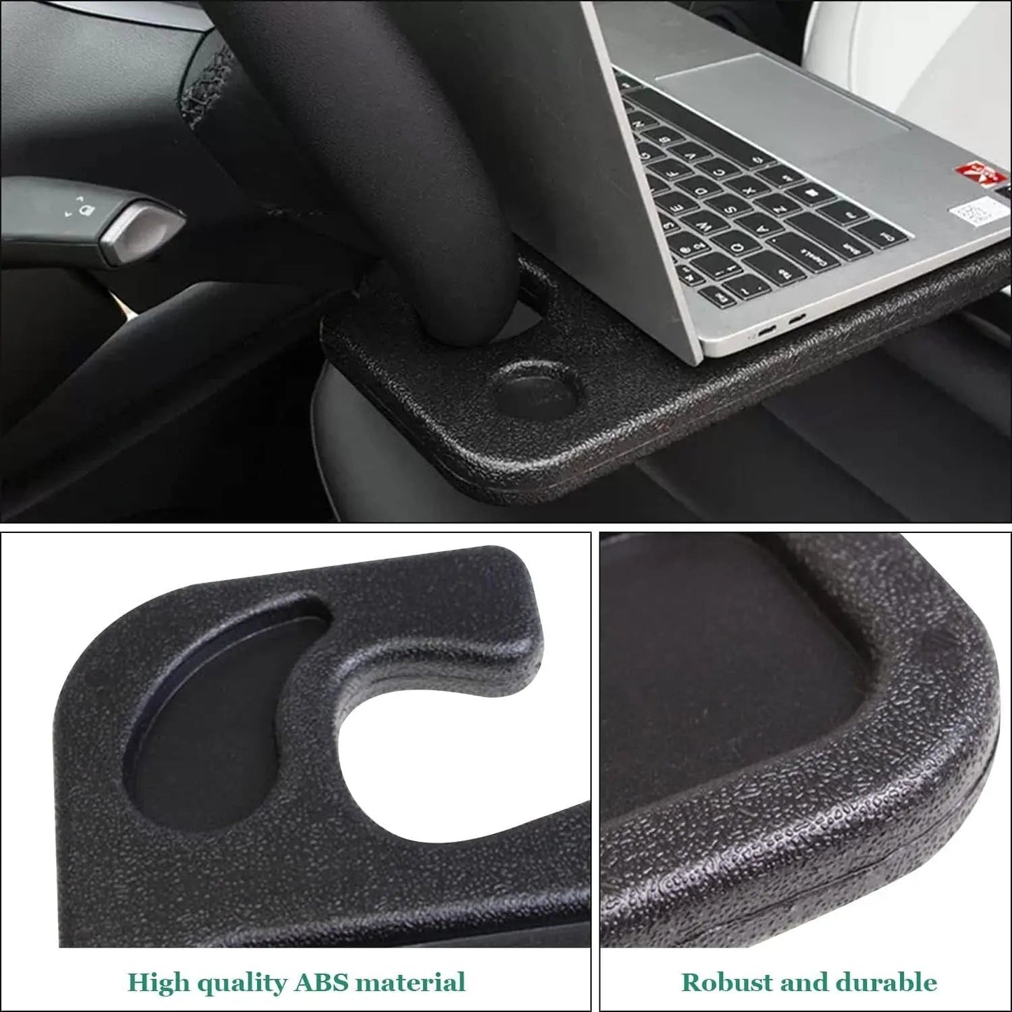 Auto Esstisch & Laptop Halter – Direkt am Lenkrad montierbar