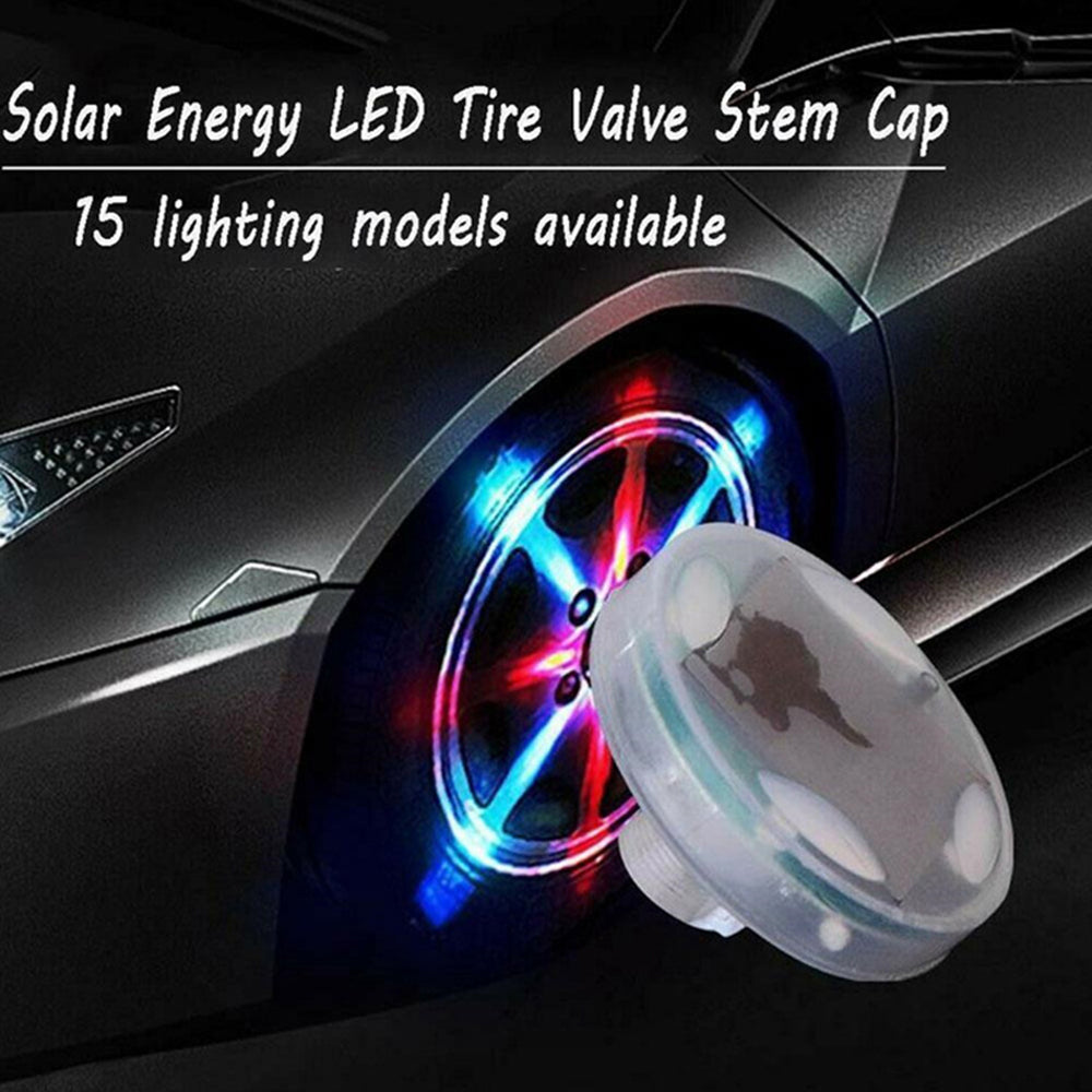 Brehn | Auto-leuchtende Solar-RGB-LED-Autoreifenlicht