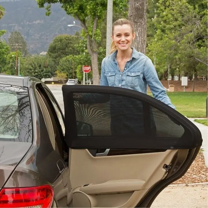 Auto Mückennetz & Sonnenschutz – Flexibel & Atmungsaktiv