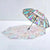 Automatischer Regenschirm – Vintage-Design mit Buntglas und Windvorhersage