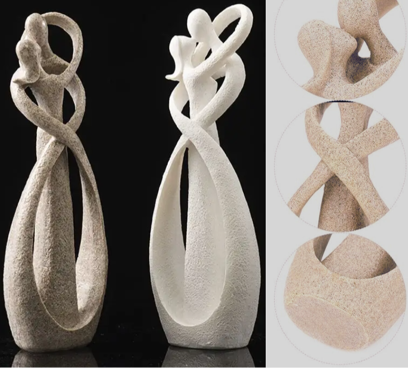 Brehn | Ewige Umarmung | Abstrakte Figur | Zeitlose Liebe | Einzigartiges Geschenk