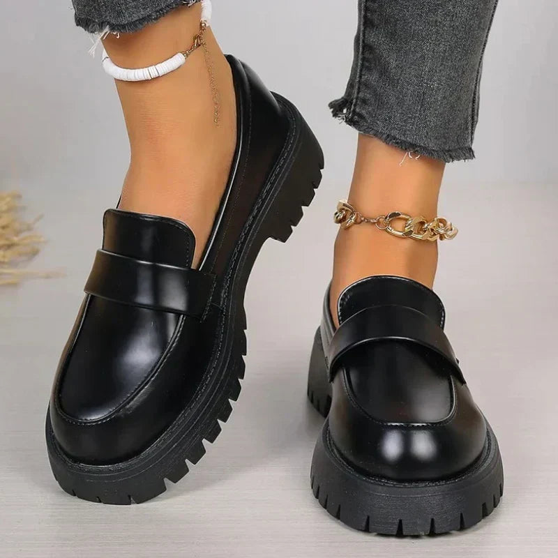 Brehn Damen Chunky Plattform Slipper