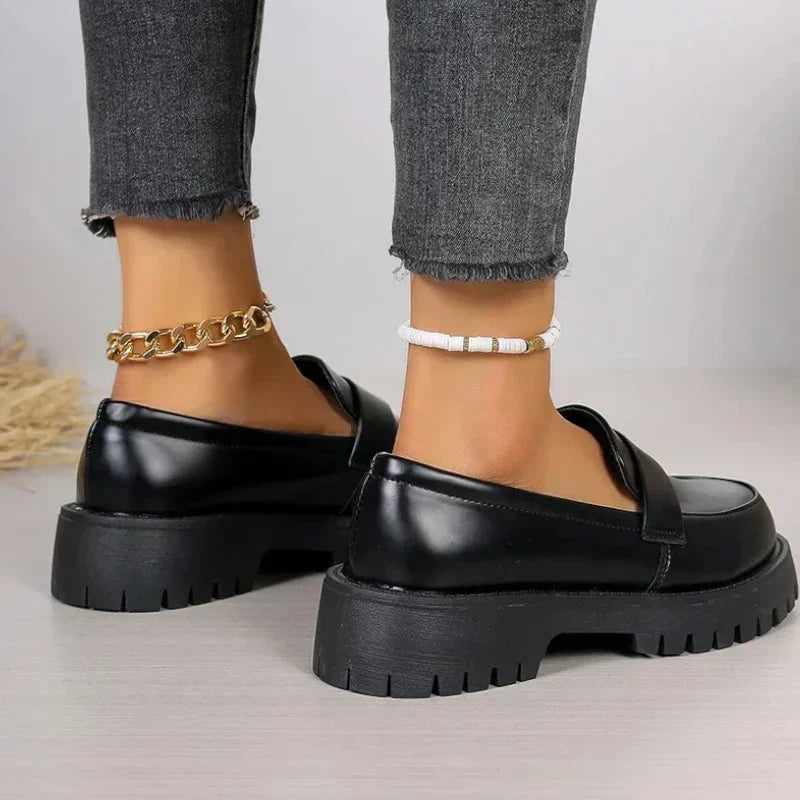 Brehn Damen Chunky Plattform Slipper