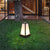 Zeitgenössische Industrielle Solar Eisen Acryl 1-Licht Außenpfostenlampe für den Garten | Brehn