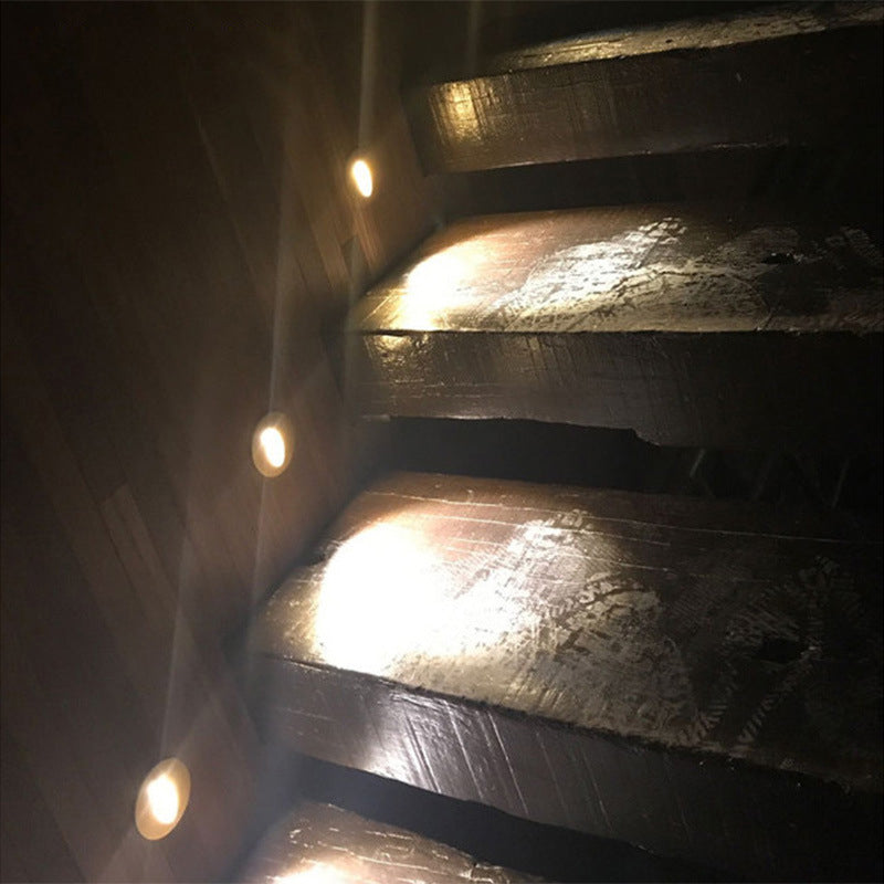 Moderne Art Deco Runde Quadratische Aluminium Wasserdichte LED Wandleuchte für Flure | Brehn