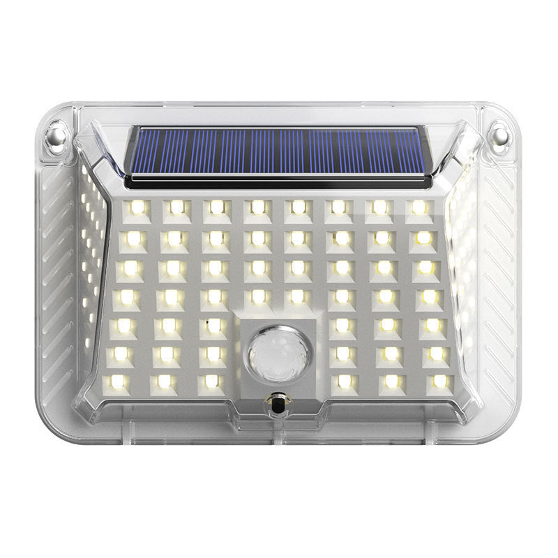 Moderne Einfachheit Solar Wasserdicht Dreieck Silikon ABS PC LED Außen Wand Leuchte Lampe Für Außenpatio | Brehn