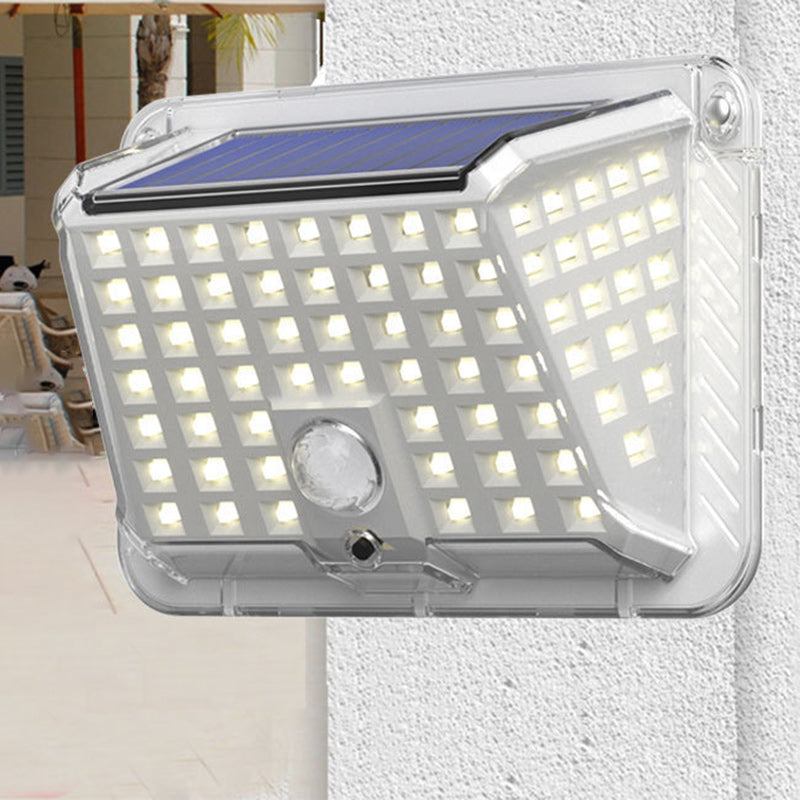 Moderne Einfachheit Solar Wasserdicht Dreieck Silikon ABS PC LED Außen Wand Leuchte Lampe Für Außenpatio | Brehn