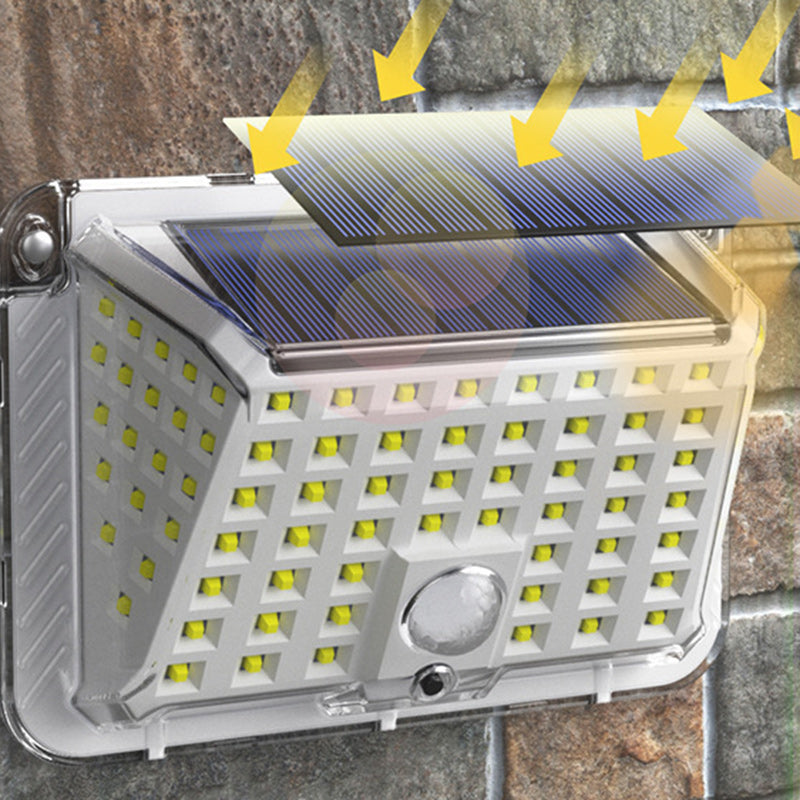Moderne Einfachheit Solar Wasserdicht Dreieck Silikon ABS PC LED Außen Wand Leuchte Lampe Für Außenpatio | Brehn