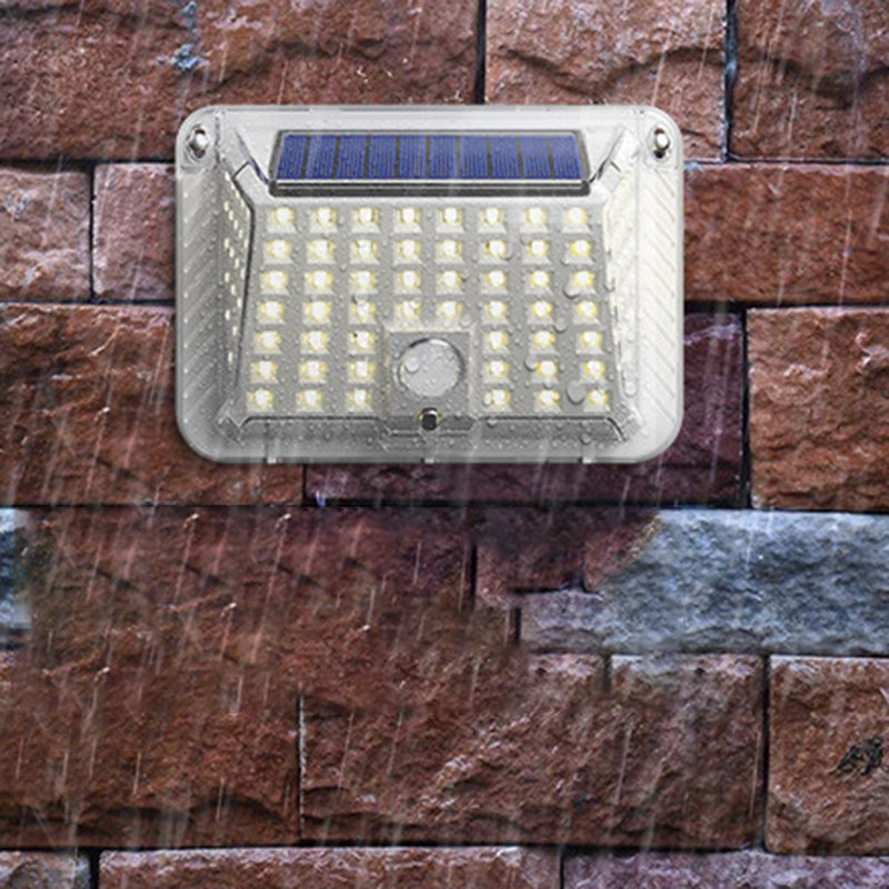 Moderne Einfachheit Solar Wasserdicht Dreieck Silikon ABS PC LED Außen Wand Leuchte Lampe Für Außenpatio | Brehn