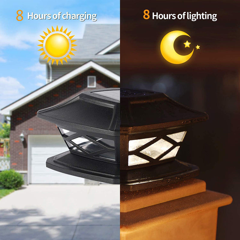 Moderne Einfachheit Solar wasserdicht Hausform PE Silikon LED Außenlicht für Außenpatio | Brehn
