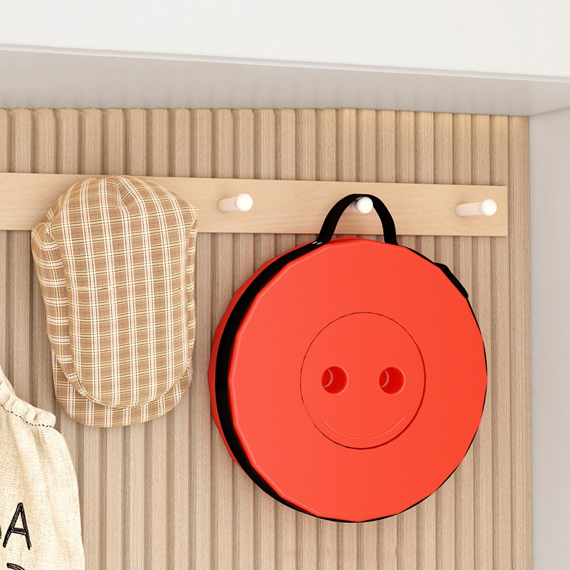 Moderner Minimalistischer Zylindrischer PP Erweiterbarer Klapphocker Für Draußen | Brehn