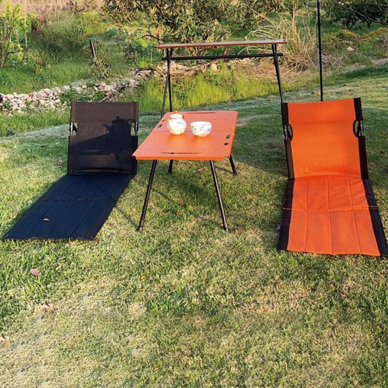 Moderne Einfachheit Oxford-Stoff Aluminium rechteckiger faltbarer Camping-Rücksitz für den Außenbereich | Brehn
