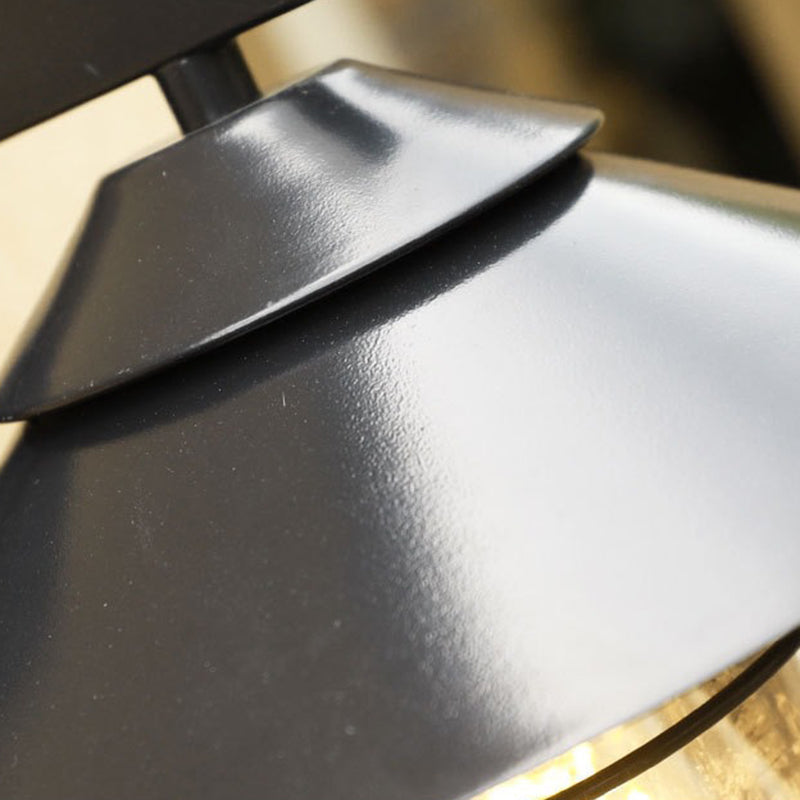Zeitgenössische industrielle Eisen- & Glass eingekäfigte Zylinder 1-Licht Wandleuchte Lampe für Außenpatio | Brehn