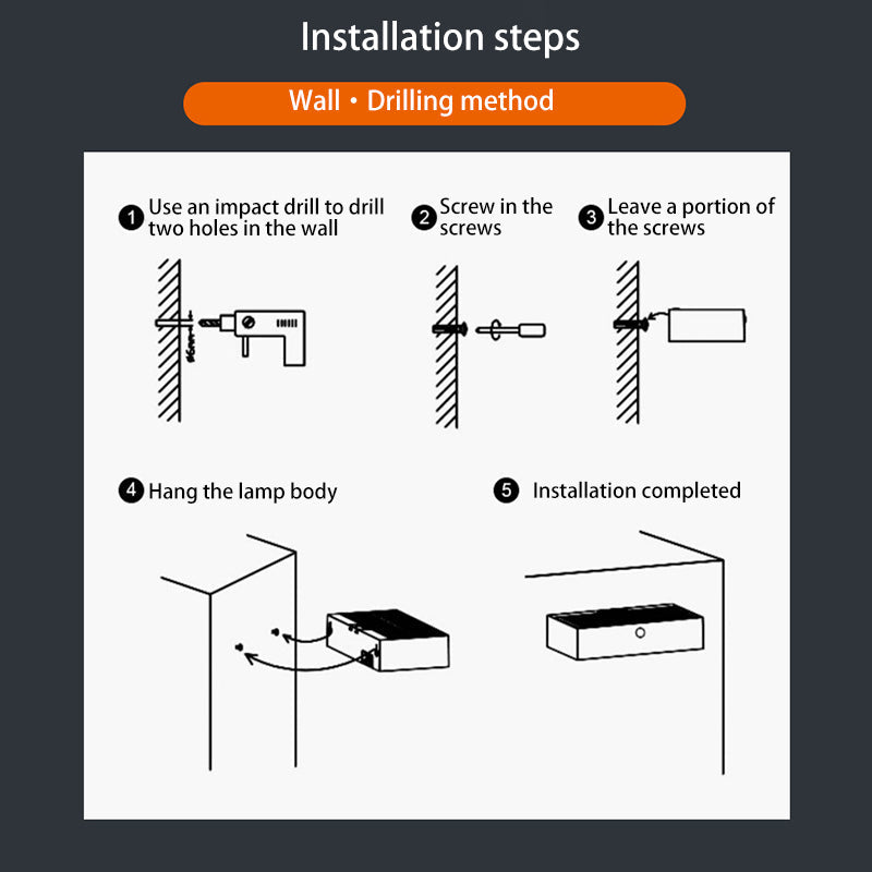Moderner minimalistischer solar- und wasserdichter Kunststoff- und PC-rechteckiger LED-Wand sconce Lampe für außen, Terrasse und Garten | Brehn