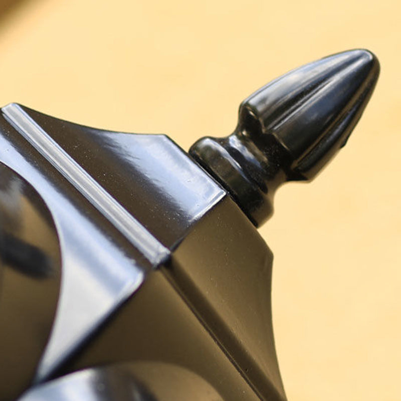 Zeitgenössische nordische Aluminium-Glas gebogene quadratische 1-Licht Wandlampe für außen | Brehn