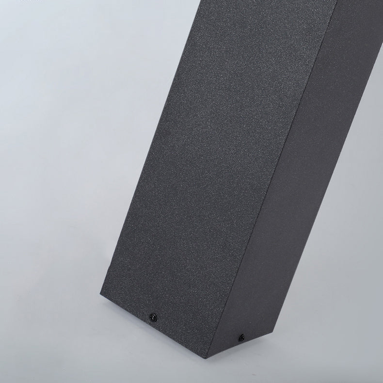 Modern Minimalist Solar Waterproof Metal & PC Säulen LED Außenleuchte Landschaftsbeleuchtung Für Garten & Außenpatio | Brehn