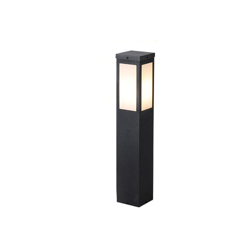 Modern Minimalist Solar Waterproof Metal & PC Säulen LED Außenleuchte Landschaftsbeleuchtung Für Garten & Außenpatio | Brehn