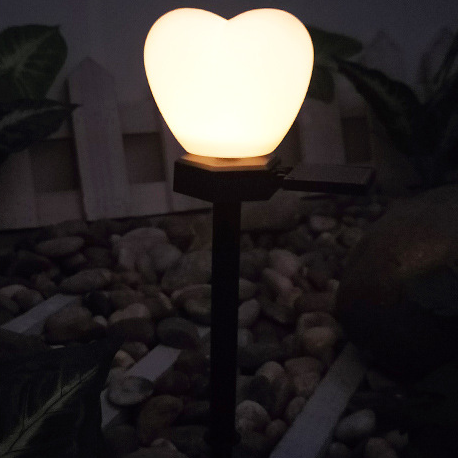 Moderne Art Deco Solar Wasserdicht ABS Kunststoff & Nano Herzförmige Dekorative LED Außenleuchte Landschaftsbeleuchtung Für Garten & Außenpatio | Brehn