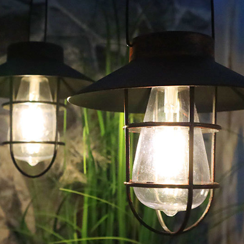 Moderner Minimalistischer Solar Zylinder Hohlraum Eisen Kunststoff LED Außenleuchte Für Garten | Brehn