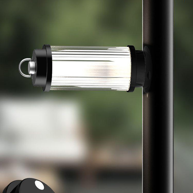 Moderne Minimalistische Tragbare Zylinder Metall ABS USB LED Außenleuchte Für Garten | Brehn
