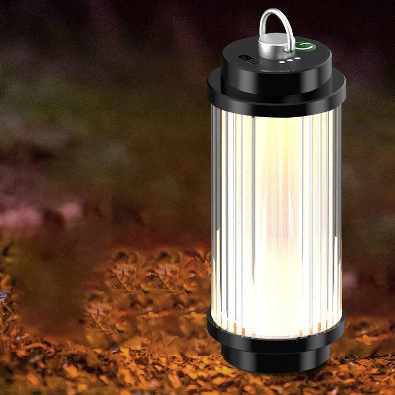 Moderne Minimalistische Tragbare Zylinder Metall ABS USB LED Außenleuchte Für Garten | Brehn