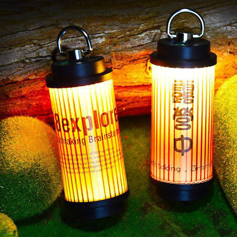 Moderne Minimalistische Tragbare Zylinder Metall ABS USB LED Außenleuchte Für Garten | Brehn