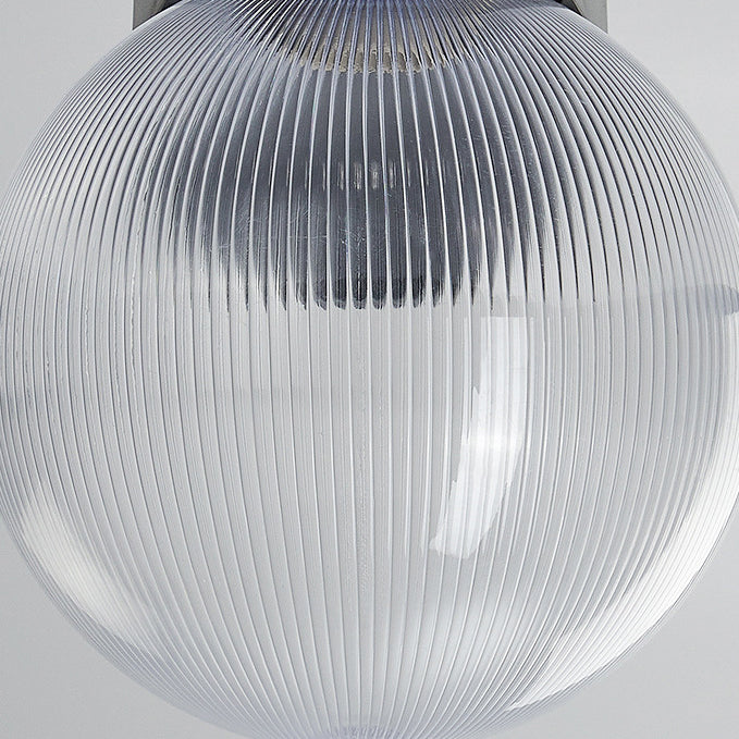 Wasserdichte, kugelförmige Wandleuchte aus Polycarbonat-Acryl mit einem Licht für die Terrasse
