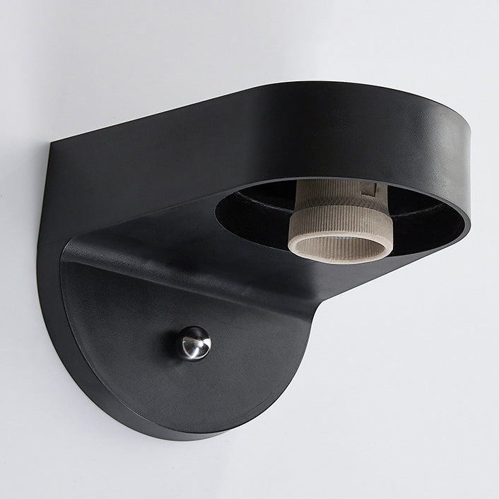 Wasserdichte, kugelförmige Wandleuchte aus Polycarbonat-Acryl mit einem Licht für die Terrasse