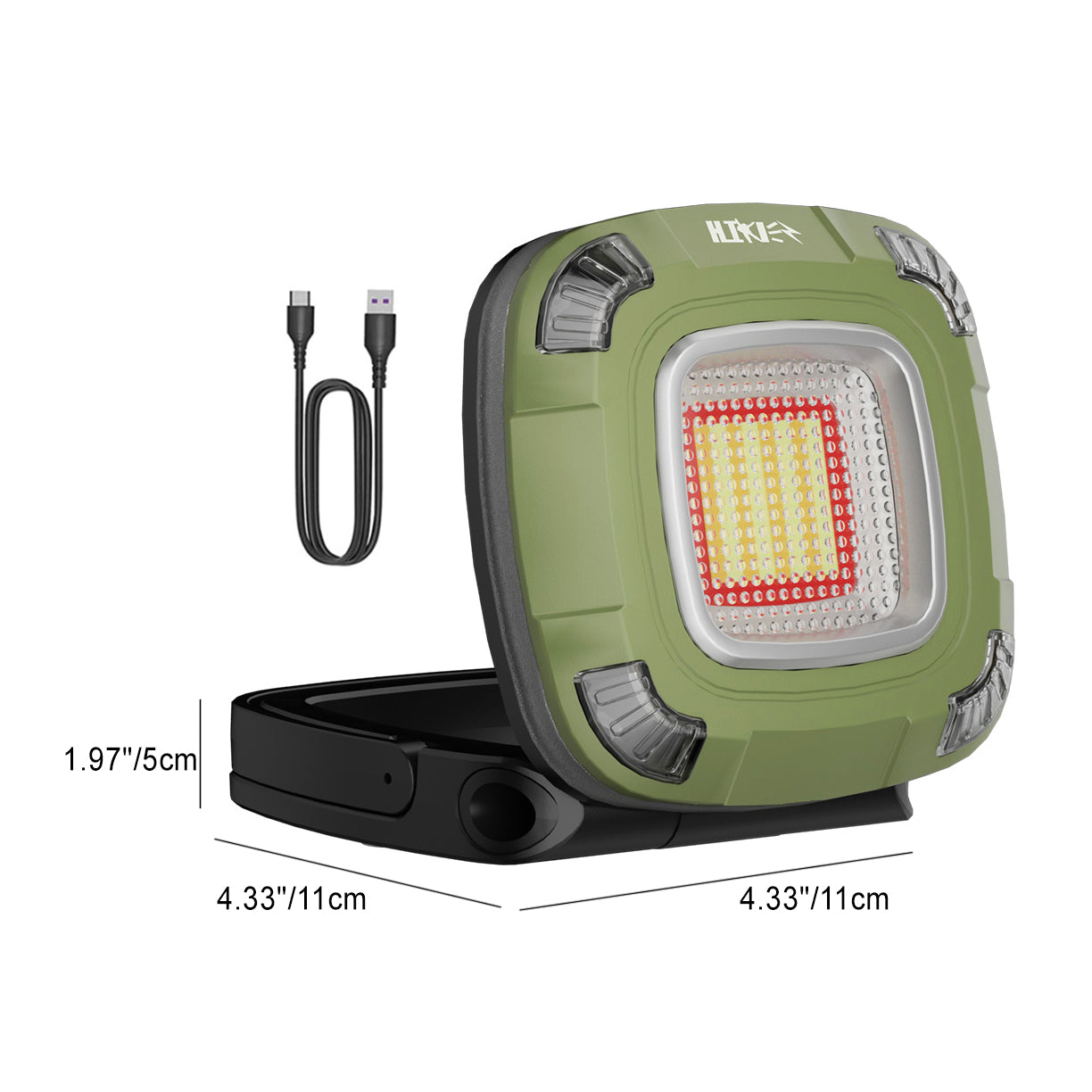 Moderner minimalistischer wasserdichter quadratischer ABS PC LED Außenlicht für den Garten | Brehn