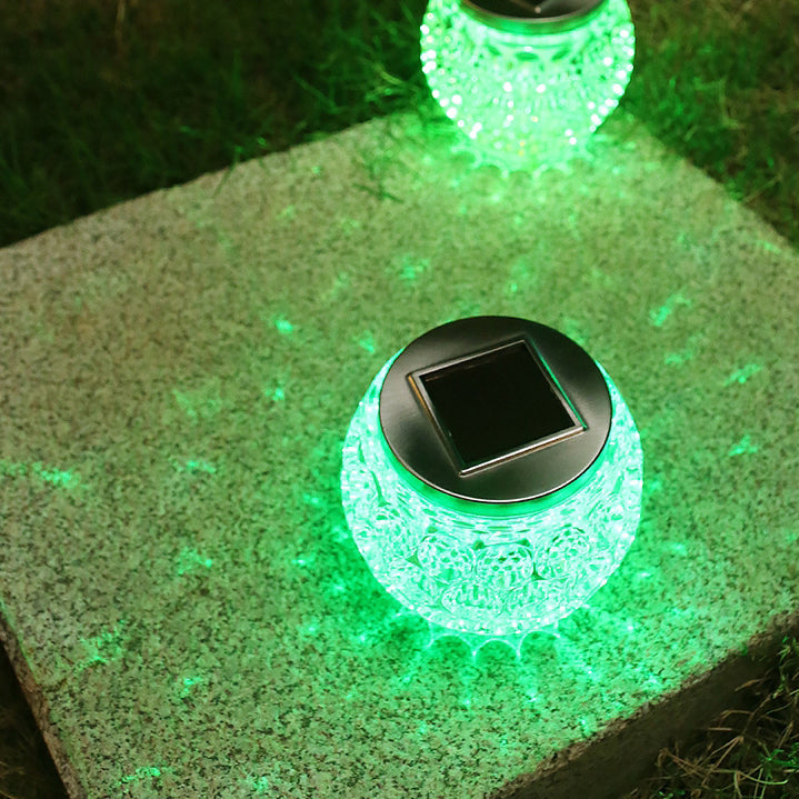 Moderne Art Deco Solar Glass Jar Voller Sterne ABS Edelstahl LED Außenlichter Für Garten | Brehn