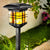 Modern Minimalist Säulen Kunststoff LED Solar Stehlampe für Garten | Brehn