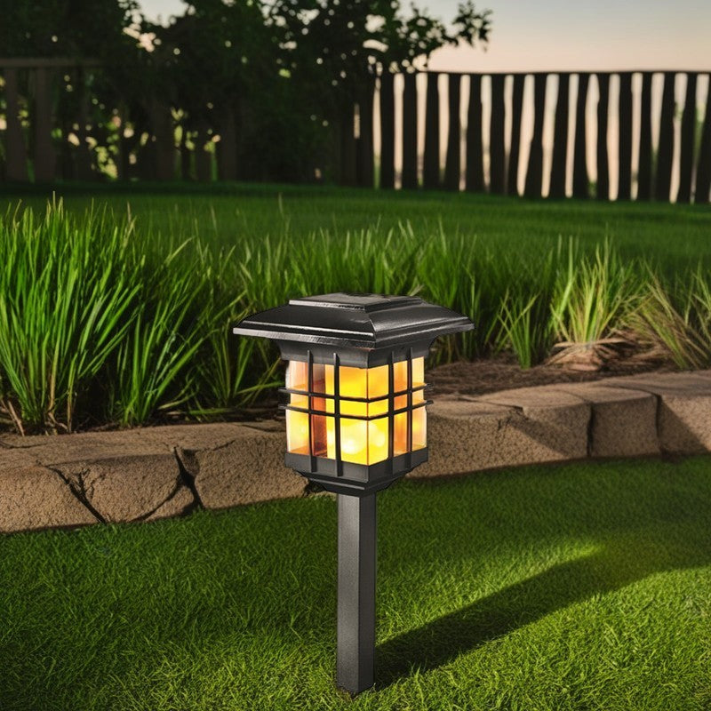 Modern Minimalist Säulen Kunststoff LED Solar Stehlampe für Garten | Brehn