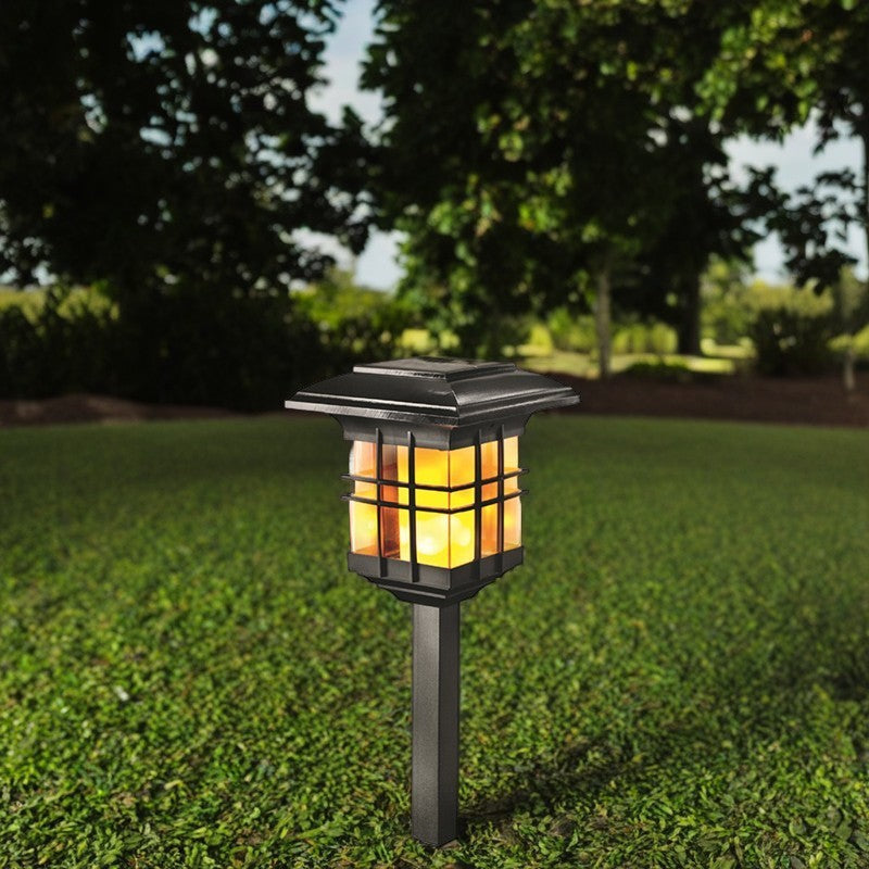 Modern Minimalist Säulen Kunststoff LED Solar Stehlampe für Garten | Brehn