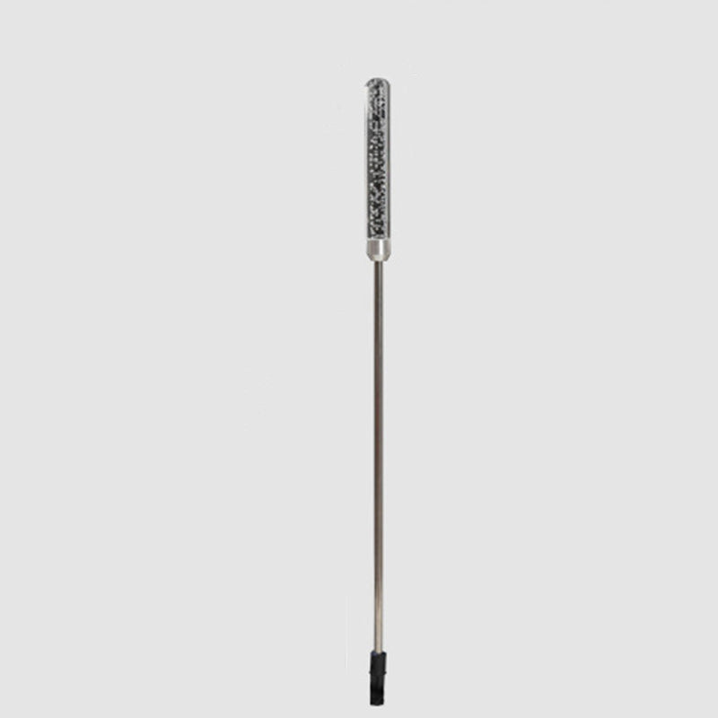 Zeitgenössische skandinavische wasserdichte zylindrische ovale Schilfrohrblasen Edelstahl Acryl LED Outdoor Rasen Landschaftslampe für Außenpatio | Brehn