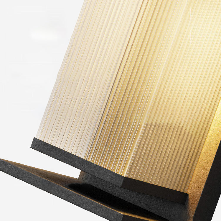 Moderner Minimalistischer Solar-Wasserdichter Rechteckiger Streifen Edelstahl PC LED Außenwandbeleuchtung Lampe Für Garten | Brehn