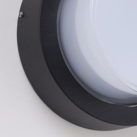 Wasserdichte, quadratische, runde, zylindrische LED-Deckenleuchte aus Aluminium-Druckguss und Acryl für die Außenterrasse