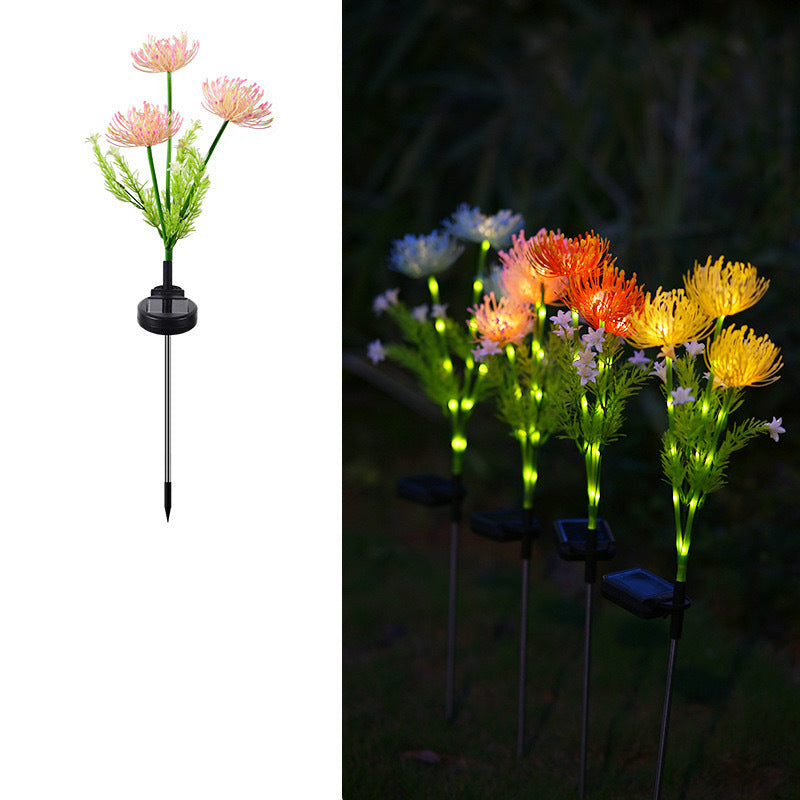 Modern Minimalist Solar Waterproof Simulation Petals Blade ABS Edelstahl LED Bodenstecker Landschaftslampe Für Garten | Brehn