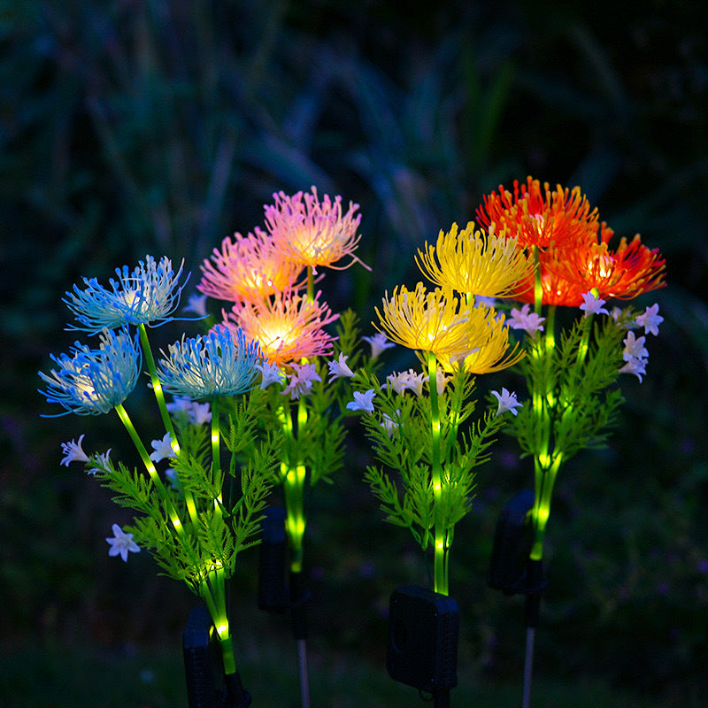 Modern Minimalist Solar Waterproof Simulation Petals Blade ABS Edelstahl LED Bodenstecker Landschaftslampe Für Garten | Brehn