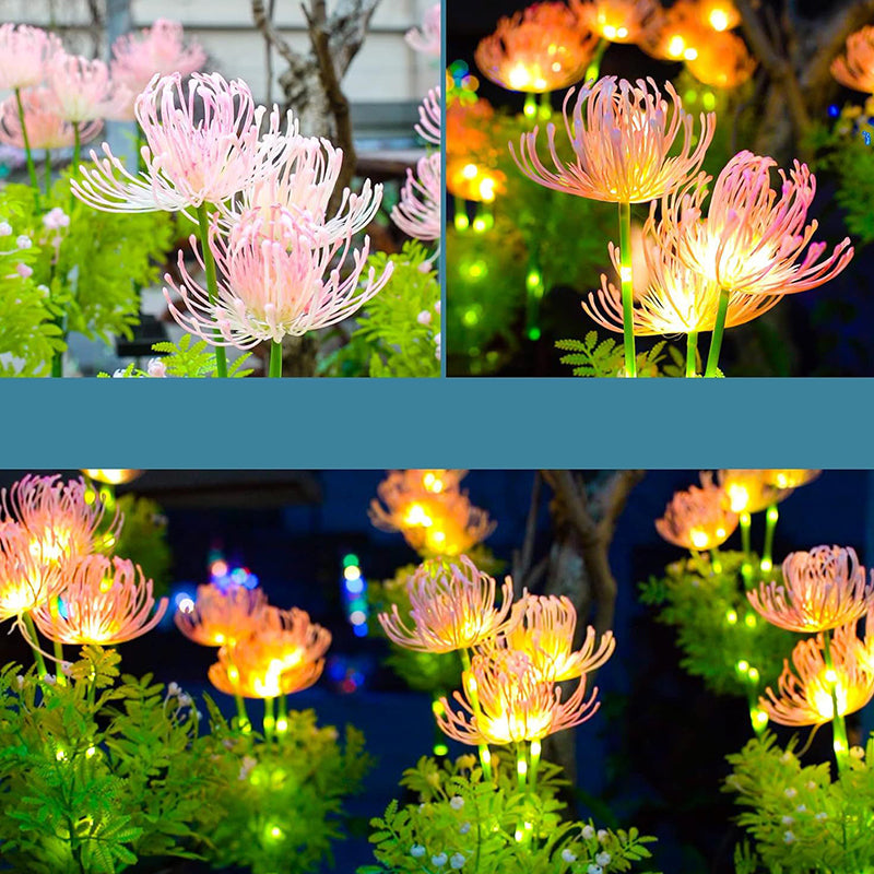 Modern Minimalist Solar Waterproof Simulation Petals Blade ABS Edelstahl LED Bodenstecker Landschaftslampe Für Garten | Brehn