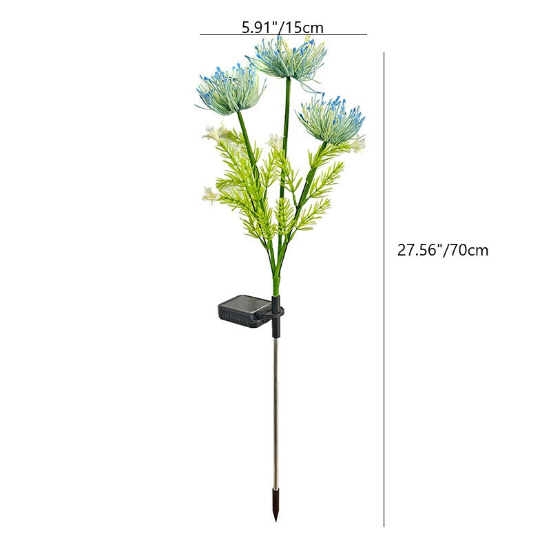 Modern Minimalist Solar Waterproof Simulation Petals Blade ABS Edelstahl LED Bodenstecker Landschaftslampe Für Garten | Brehn