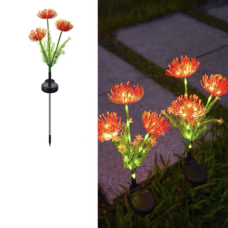 Modern Minimalist Solar Waterproof Simulation Petals Blade ABS Edelstahl LED Bodenstecker Landschaftslampe Für Garten | Brehn