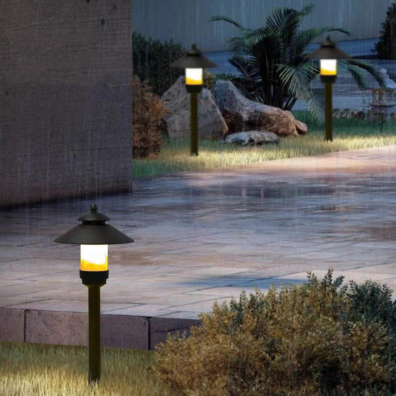 Traditionelle europäische wasserdichte halbrunde Zylinder-Aluminium-Dolomit 1-Licht Außenlandschaftslampe für den Garten | Brehn