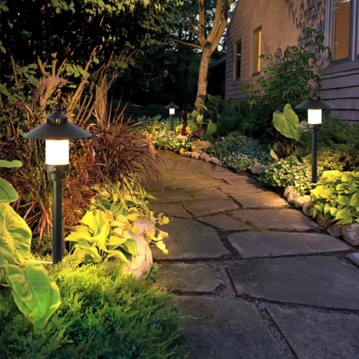 Traditionelle europäische wasserdichte halbrunde Zylinder-Aluminium-Dolomit 1-Licht Außenlandschaftslampe für den Garten | Brehn
