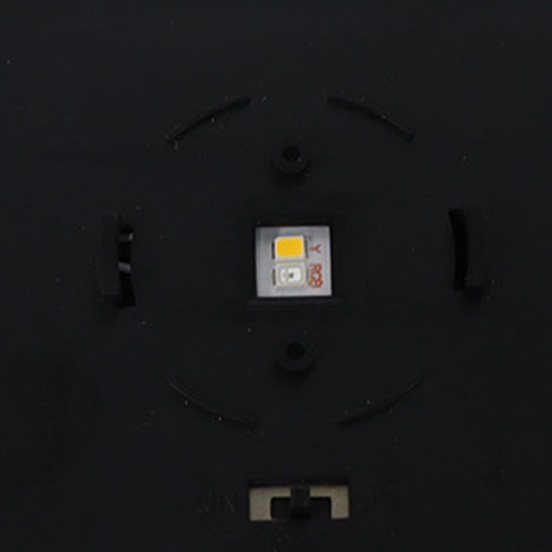 Zeitgenössische industrielle ABS runde LED-Solar-Wasserdichte Rasen-Einbauleuchte für Außenpatio | Brehn