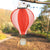 Brehn | Zeitgenössischer kreativer Solar-Heißluftballon-Stoffschirm LED Außenpendelleuchte für Terrasse draußen