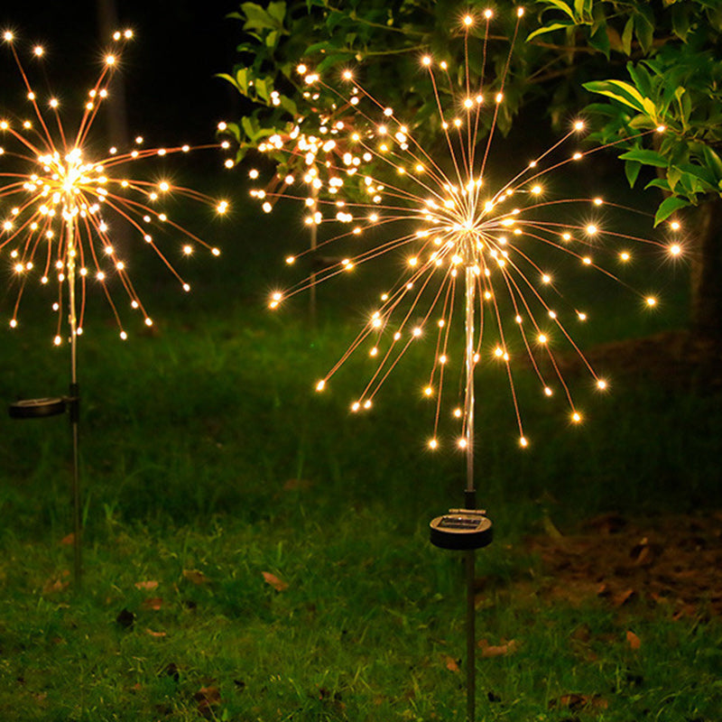 Zeitgenössische industrielle Solarfeuerwerk Edelstahl-LED wasserdichte Landschafts-Insert-Leuchte für Außenpatio | Brehn