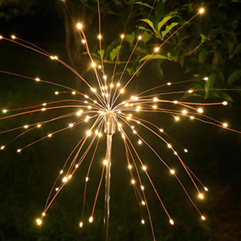 Zeitgenössische industrielle Solarfeuerwerk Edelstahl-LED wasserdichte Landschafts-Insert-Leuchte für Außenpatio | Brehn