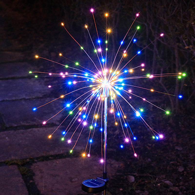 Zeitgenössische industrielle Solarfeuerwerk Edelstahl-LED wasserdichte Landschafts-Insert-Leuchte für Außenpatio | Brehn