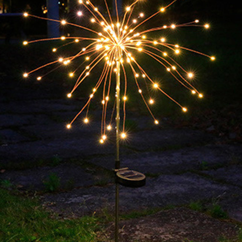 Zeitgenössische industrielle Solarfeuerwerk Edelstahl-LED wasserdichte Landschafts-Insert-Leuchte für Außenpatio | Brehn